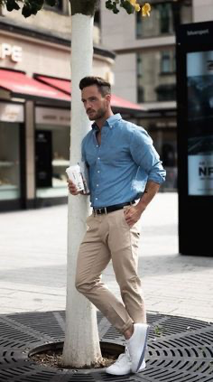 Sky Blue Shirt For Men