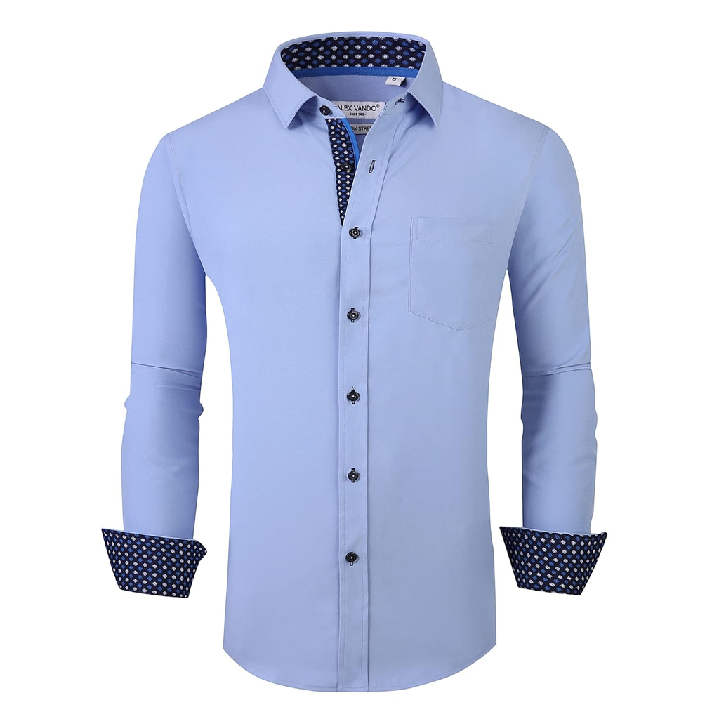 Classy Sky Blue Shirt For Men