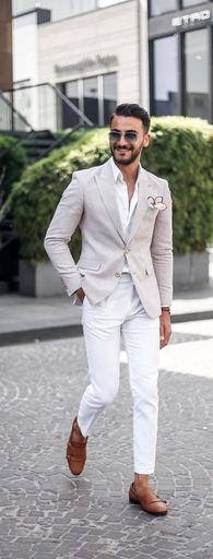 White Blazer For Men