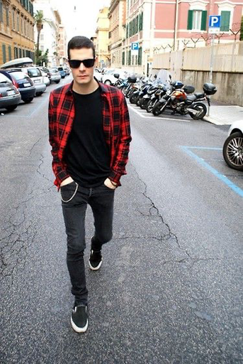 Check Red Shirt For Men