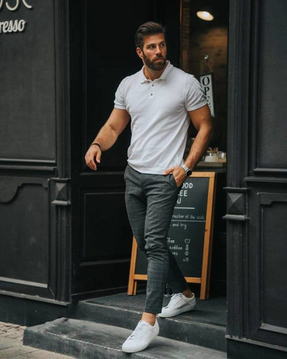 White Tshrit For Men