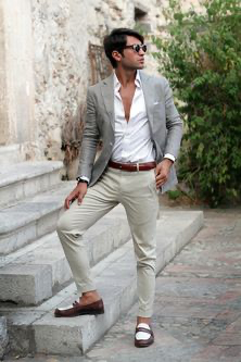 Grey Blazer For Men