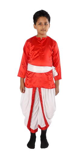 Red Tradition Dress For Boys