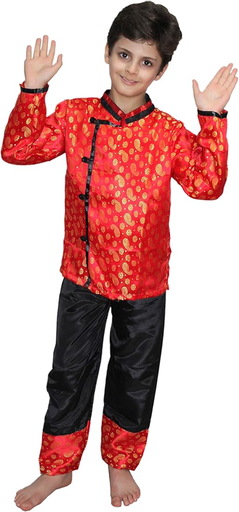 Red Kurta For Kids