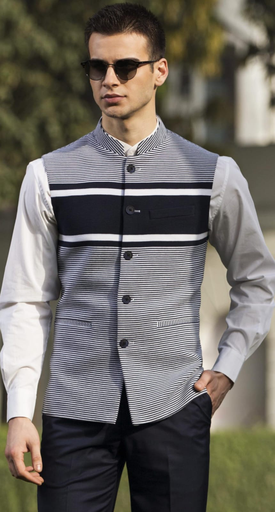 Grey Check Jacket For men