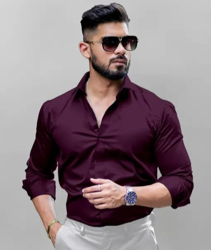 Purple Shirt For Men