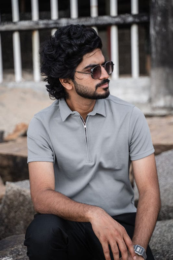 Grey T-Shirt For Men