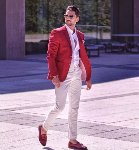 Red Blazer For Men
