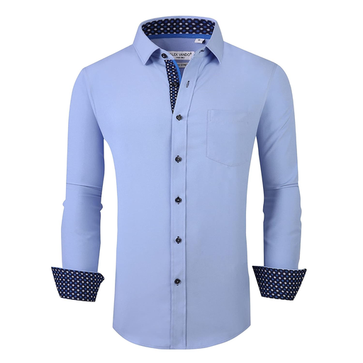 Classy Sky Blue Shirt For Men